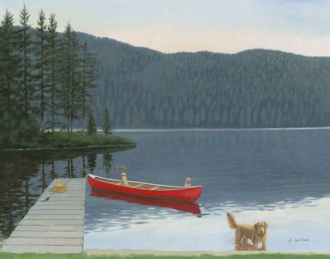 Framed Happy Place III Print