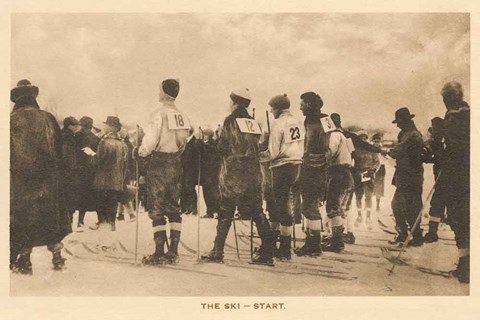 Framed Ski Start Print