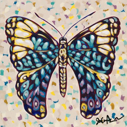 Framed Pop Butterfly II Print