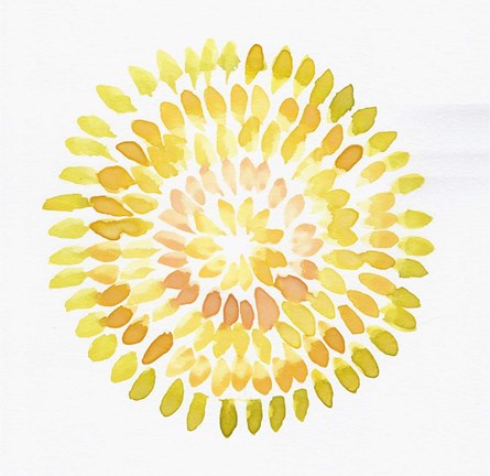 Framed Burst Abstract V Print