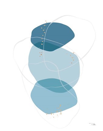 Framed Organic Circles III Print