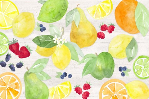 Framed Life is Sweet landscape III Print