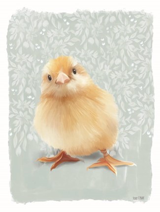 Framed Spring Chick II Print