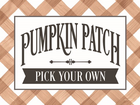 Framed Pumpkin Patch Print