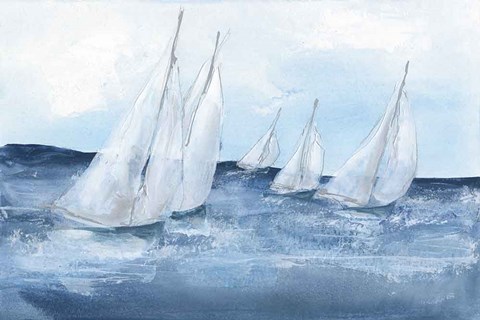 Framed Group Sail III Print