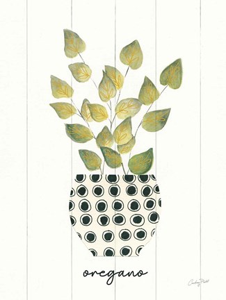 Framed Herb Garden VIII Print