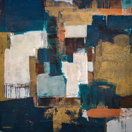 Framed Promenade a Sienne Print