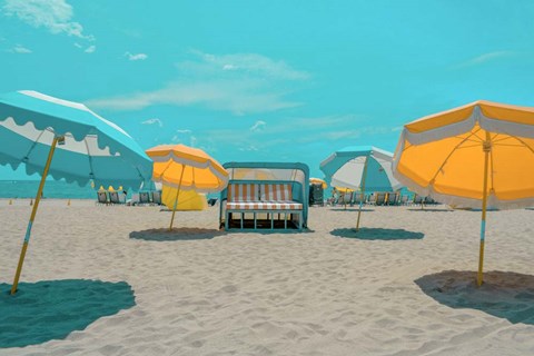 Framed Umbrellas No. 2 Print