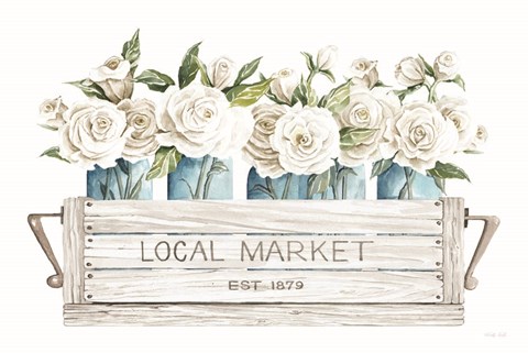 Framed Local Market Flowers Print