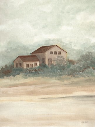 Framed House in Country Print