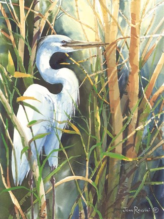 Framed His Stoic Patience Print