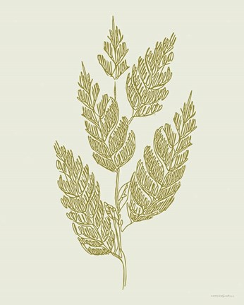 Framed Spring Sprig Print