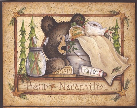 Framed Bear Necessities Print