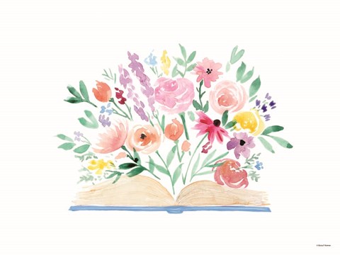 Framed Read a Book Print