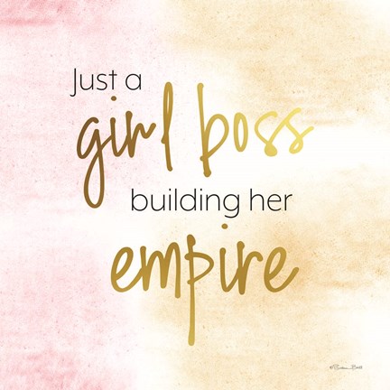 Framed Girl Boss Print