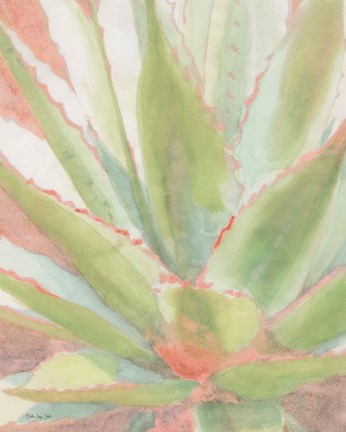 Framed Succulent Bloom 1 Print