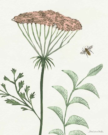 Framed Springtime III Warm Print