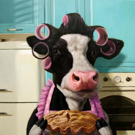 Framed Cow Pie Print