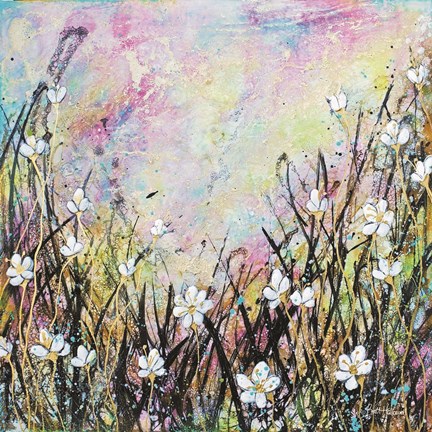 Framed Sunrise Fields Print