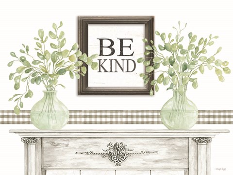 Framed Be Kind Table Print