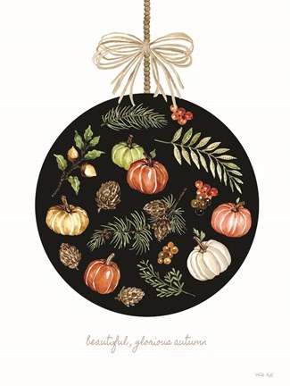 Framed Beautiful, Glorious Autumn Ornament Print