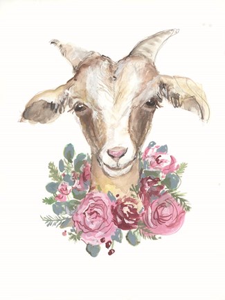 Framed Rosie the Goat Print