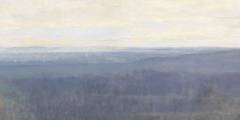 Framed Misty Overlook Print