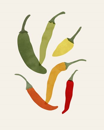 Framed Organic Veg X Print