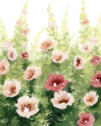 Framed Sunlit Flora II Print