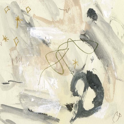 Framed Winking Stars II Print