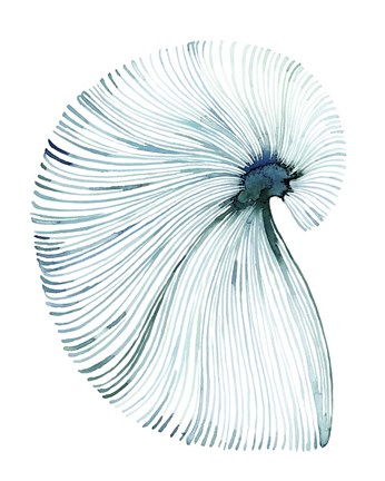 Framed Eye of the Ocean II Print