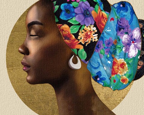 Framed Golden Lady II Print