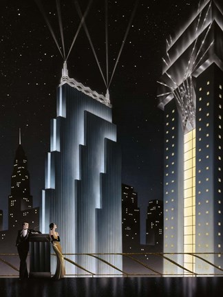 Framed Into the Night Print