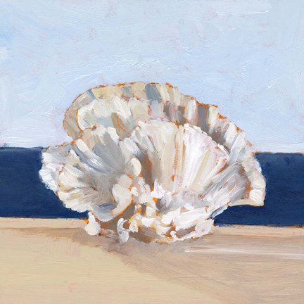 Framed Coral By the Shore III Print