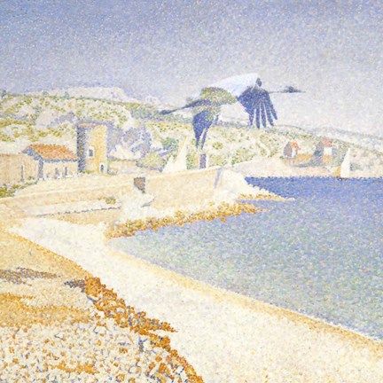 Framed Pointillism IV Print