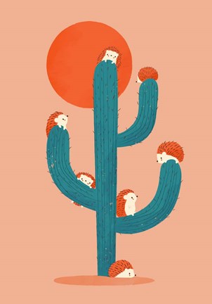 Framed Prickly Print