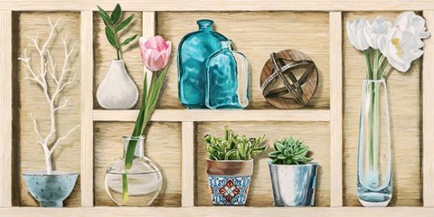 Framed Collection de Memoires I Print