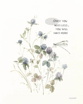 Framed Au Naturel III Print