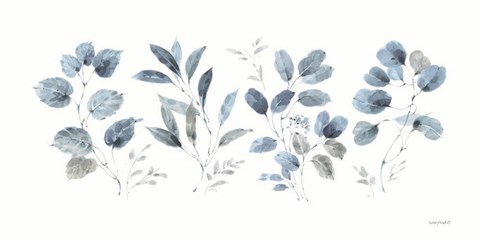 Framed Dancing Leaves II Print