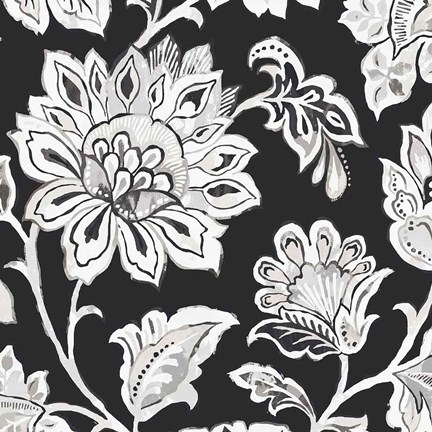 Framed Ceylon Gardens III BW Print