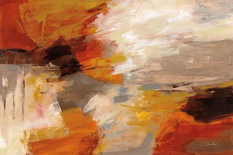 Framed Falling Leaves Print