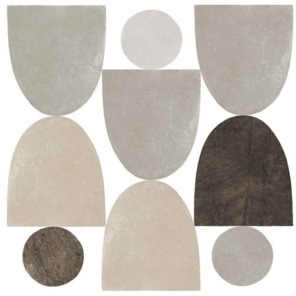 Framed Ups and Downs Sq Print