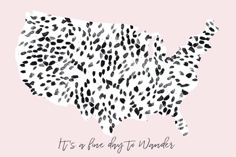 Framed It&#39;s a Fine Day to Wander Print