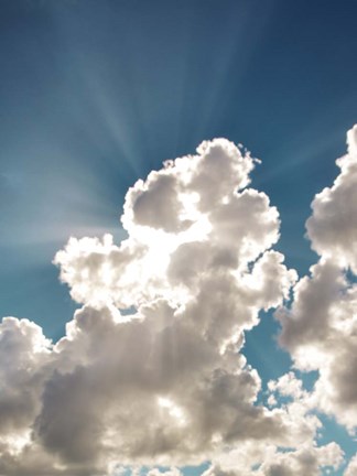 Framed Bursting Cloud Print