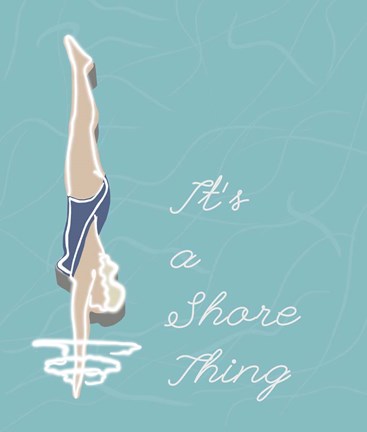 Framed It&#39;s A Shore Thing Print