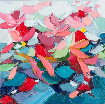 Framed Pastel Internodes Print