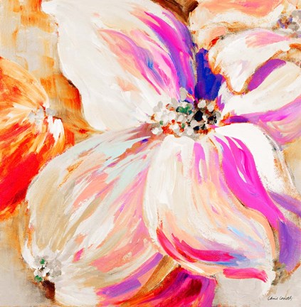 Framed Flower Pop Song II Print