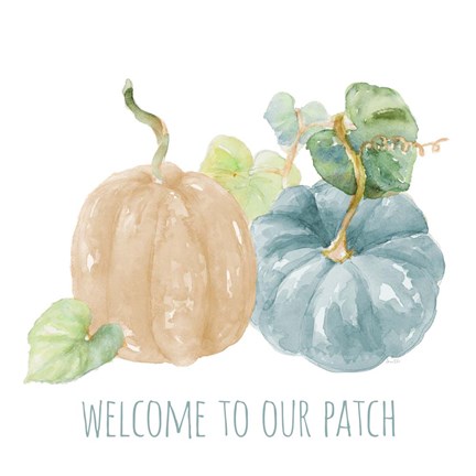 Framed Pumpkin Patch Welcome Print