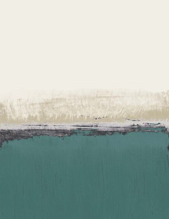 Framed Teal Forever And A Day II Print