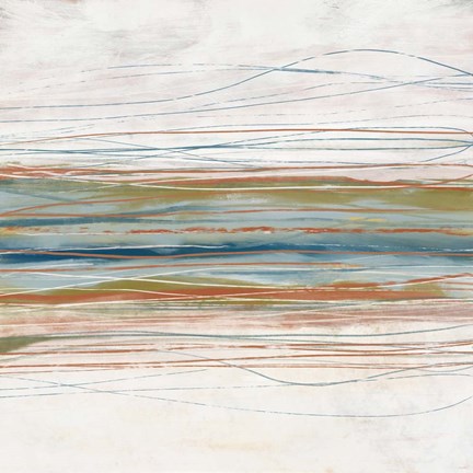 Framed Serene Abstract Print